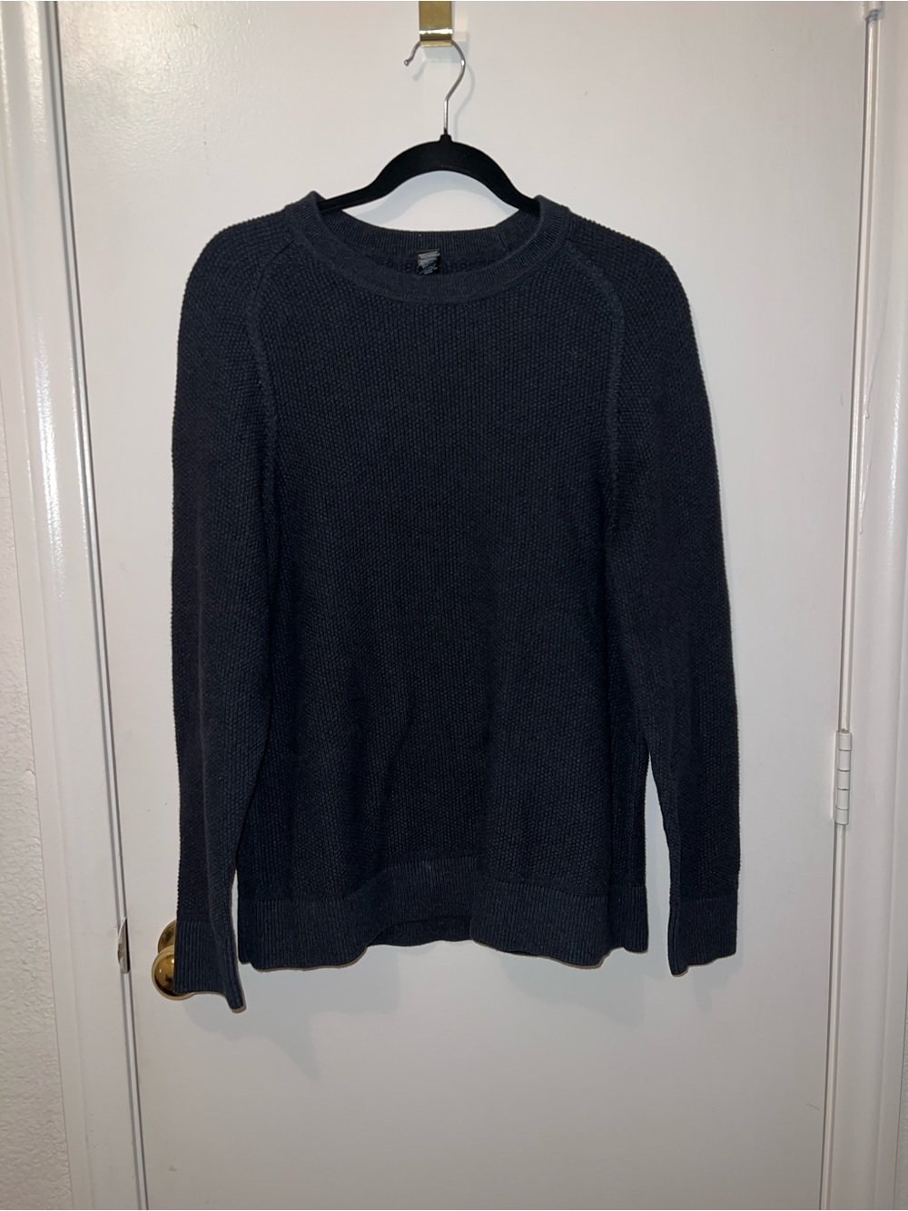 lululemon athletica Black Crewneck Knit Sweater